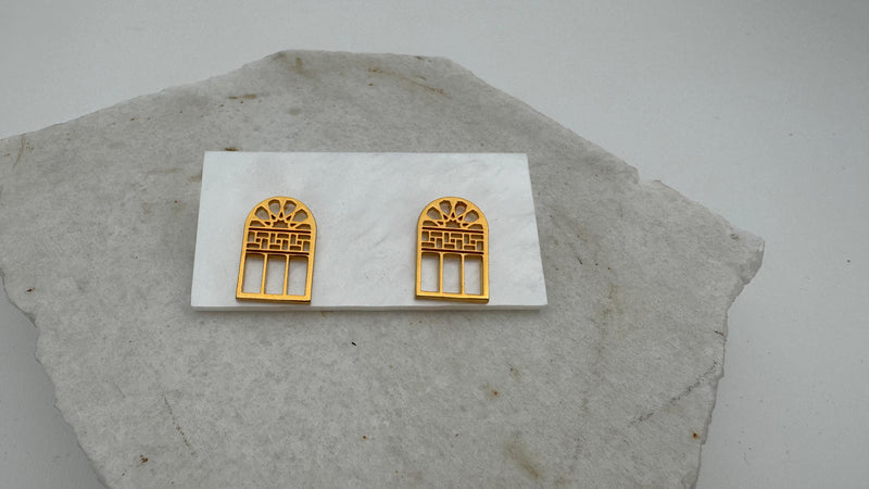 Old Beiruti Window Earrings