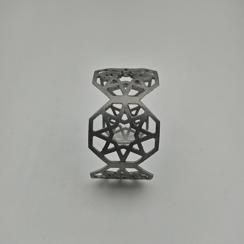 Aluminum Arabesque Cuff