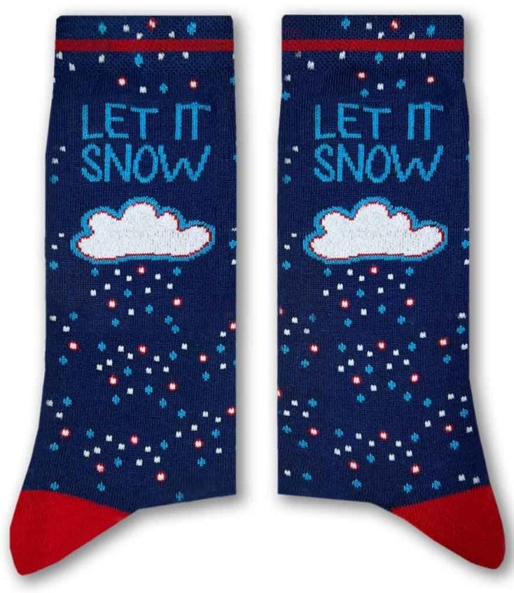 Let It Snow socks for Women